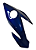 CARENAGEM FAROL TITAN 160 22/24 AZUL SPENCER (COMPLEM) - Imagem 1