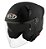 CAPACETE KYT TTR-JET PLAIN ICE MATT BLACK L - Imagem 1