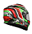 CAPACETE ORIGINE DINAMO STAR REV GREEN RED-BLACK L - Imagem 2