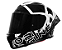 CAPACETE ORIGINE PISTA MISANO WHITE BLACK GLOSS M - Imagem 1