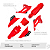 KIT PLASTICOS CRF 230 08 VERMELHO 4CTION - Imagem 2