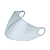 VISEIRA CAPACETE FW3 X OPEN CRISTAL - Imagem 1