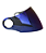 VISEIRA CAPACETE FW3 X OPEN AZUL IRIDIUM - Imagem 1