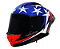 CAPACETE ORIGINE PISTA FLAG AMERICA RED GLOSS L - Imagem 6