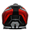 CAPACETE ORIGINE DINAMO GALAXI FLUO RED-BLACK GLOSS XL - Imagem 2