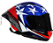 CAPACETE ORIGINE PISTA FLAG AMERICA RED GLOSS M - Imagem 4