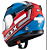 CAPACETE TEXX STRIKE SUPERSTAR AZ/VM/BC 58 - Imagem 6
