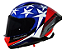 CAPACETE ORIGINE PISTA STAR AMERICA WHITE BLUE GLOSS L - Imagem 3