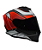 CAPACETE ORIGINE DINAMO GALAXI FLUO RED-BLACK GLOSS M - Imagem 3