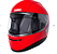 CAPACETE TH7 VERMELHO BRILHO 60 - Imagem 2