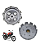 EMBREAGEM COMPLETA FAZER 150/CROSSER 150 14... C/ CAMPANA - Imagem 1