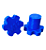 PARAFUSO BUJAO OLEO CG/TITAN/TWISTER/FALCON/YBR (SILICONE M13) - Imagem 1