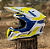 CAPACETE AIROH TWIST 3 DYNASTY BLUE/YELLOW GLOSS 56 - Imagem 5