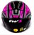 CAPACETE FW3 X OPEN PRETO ROSA 58 - Imagem 1