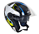 CAPACETE FW3 X OPEN UP STAR AZ/AM 56 - Imagem 1