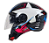 CAPACETE FW3 X OPEN UP STAR AZ/RS 58 - Imagem 2