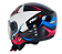 CAPACETE FW3 X OPEN UP STAR AZ/RS 58 - Imagem 4