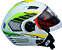 CAPACETE FW3 X OPEN BRANCO BRASIL 58 - Imagem 3
