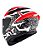 CAPACETE KYT TT-COURSE VINALES REP BALANCE RED/GUNMETAL L - Imagem 6