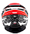 CAPACETE KYT TT-COURSE VINALES REP BALANCE RED/GUNMETAL L - Imagem 4