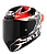 CAPACETE KYT TT-COURSE VINALES REP BALANCE RED/GUNMETAL L - Imagem 7