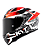 CAPACETE KYT TT-COURSE VINALES REP BALANCE RED/GUNMETAL L - Imagem 1