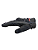 LUVA TEXX NEW STRIKE V2 PRETO M - Imagem 3