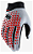 LUVA 100% GEOMATIC GREY/RACER RED M - Imagem 1