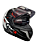 CAPACETE FW3 GTX STAR PRETO BRILHANTE GRAFITE COM PRATA 58 - Imagem 6
