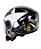 CAPACETE FW3 X OPEN UP STAR GRAFITE/PRATA 60 - Imagem 3