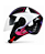 CAPACETE FW3 X OPEN UP STAR LILAS COM ROSA 58 - Imagem 4
