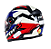CAPACETE FW3 GTN SUPER VM/AZ/BC 60 - Imagem 2