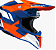 CAPACETE AIROH WRAAAP VISION ORANGE/BLUE GLOSS 60 - Imagem 1