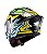 CAPACETE TEXX FECHADO RAPTOR GENESIS AZUL/AM/BRANCO BRIL 56 - Imagem 4