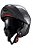 CAPACETE TEXX KRATOS SOLID PRETO FOSCO 56 ESCAM - Imagem 1