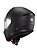 CAPACETE TEXX KRATOS SOLID PRETO FOSCO 58 ESCAM - Imagem 4