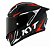 CAPACETE KYT STRIKER 2V ASPHALT BLACK/RED - L - Imagem 1