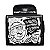 BAG ENTREGADOR APLICARIVO 45 LITROS - EDIÇÃO BLACK & WHITE - KAIO VICIO TINTA - Imagem 3