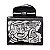 BAG ENTREGADOR APLICARIVO 45 LITROS - EDIÇÃO BLACK & WHITE - KAIO VICIO TINTA - Imagem 2