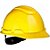 Capacete com aba frontal 3m catraca h-700 amarelo - Imagem 1