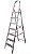 Escada de alumínio 6 degraus residencial - eds006 - Imagem 1