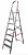 Escada de alumínio 7 degraus residencial - eds007 - Imagem 1
