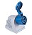 Tomada Industrial de Sobrepor 2P+T 6H (16A) - 200-250V - Imagem 1
