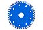 Disco Diamantado Turbo azul de (4 3⁄8″) - 110mm - Imagem 1