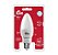 Lâmpada LED Vela Leitosa E14 Bivolt (4W) - 6500K - Imagem 1