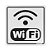 Placa Sinalizadora (Wi-Fi) - 15x15cm - Imagem 1