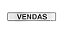 Placa Sinalizadora (Vendas) - 05x25cm - Imagem 1