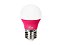Lâmpada LED Bolinha E-27 (Rosa) - 3W - Imagem 1