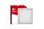 Painel LED de Embutir Quadrado (18W) - 4000K - Imagem 1