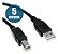 Cabo Usb 2.0 Para Impressora 5 Metros Cor Preto - Imagem 5